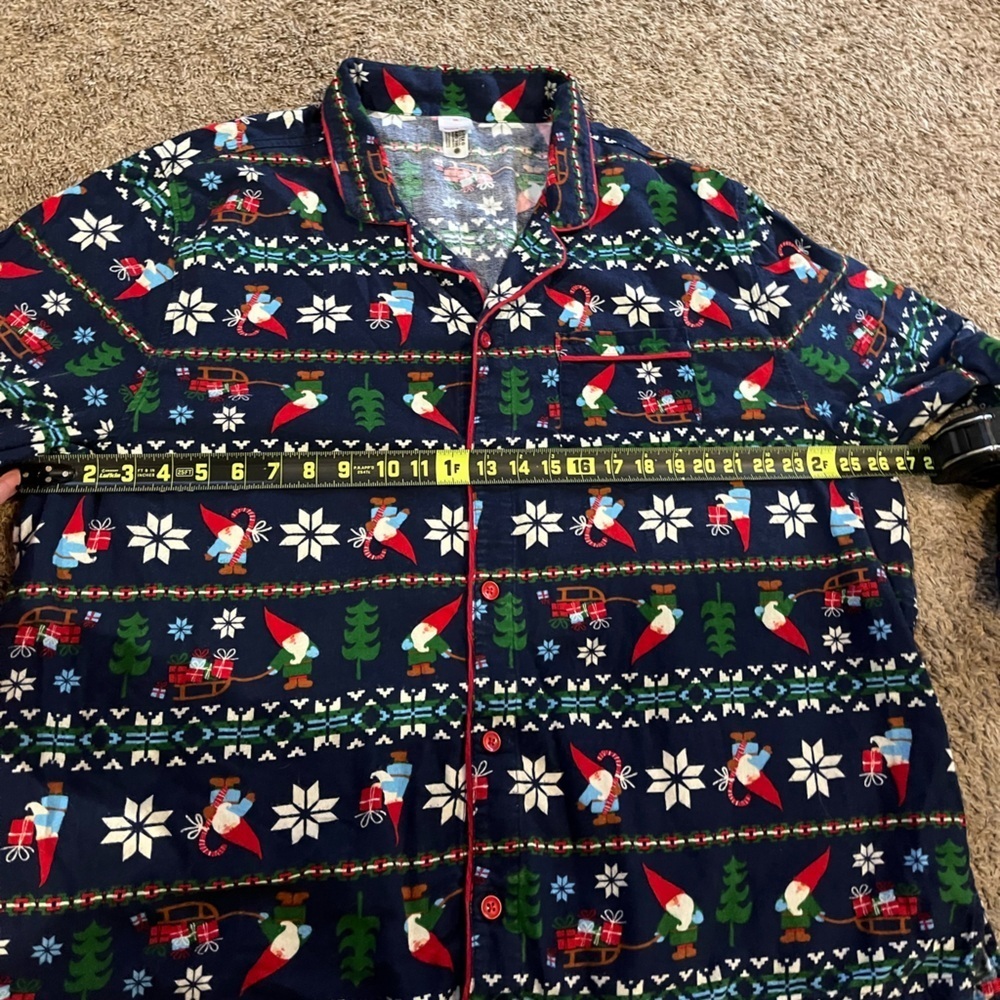 HANNA ANDERSSON GNOME CHRISTMAS PAJAMAS ADULT FLANNEL SIZE XXL - Picture 8 of 8